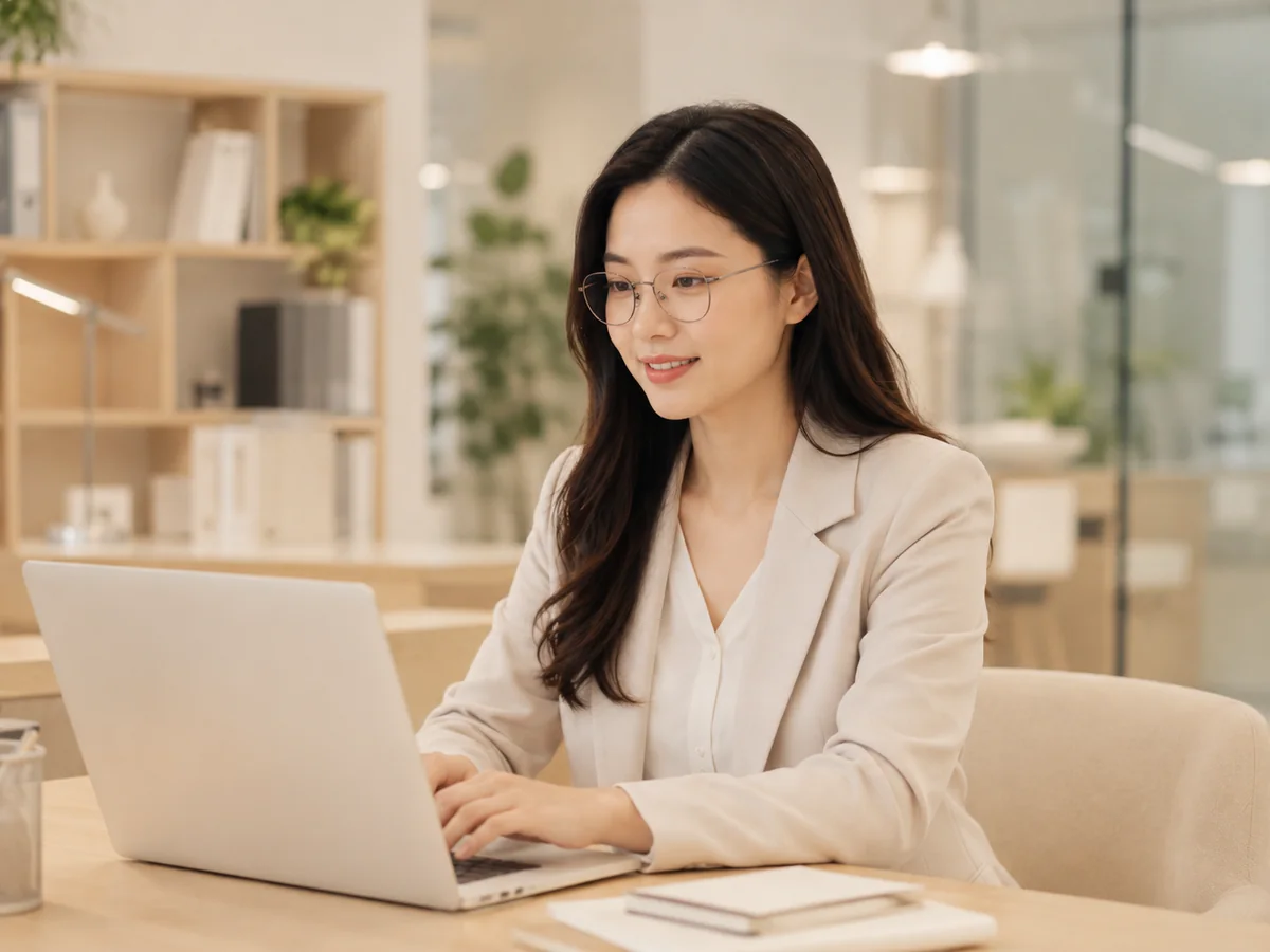Minh họa tròng kính Eyezen cho người dùng màn hình