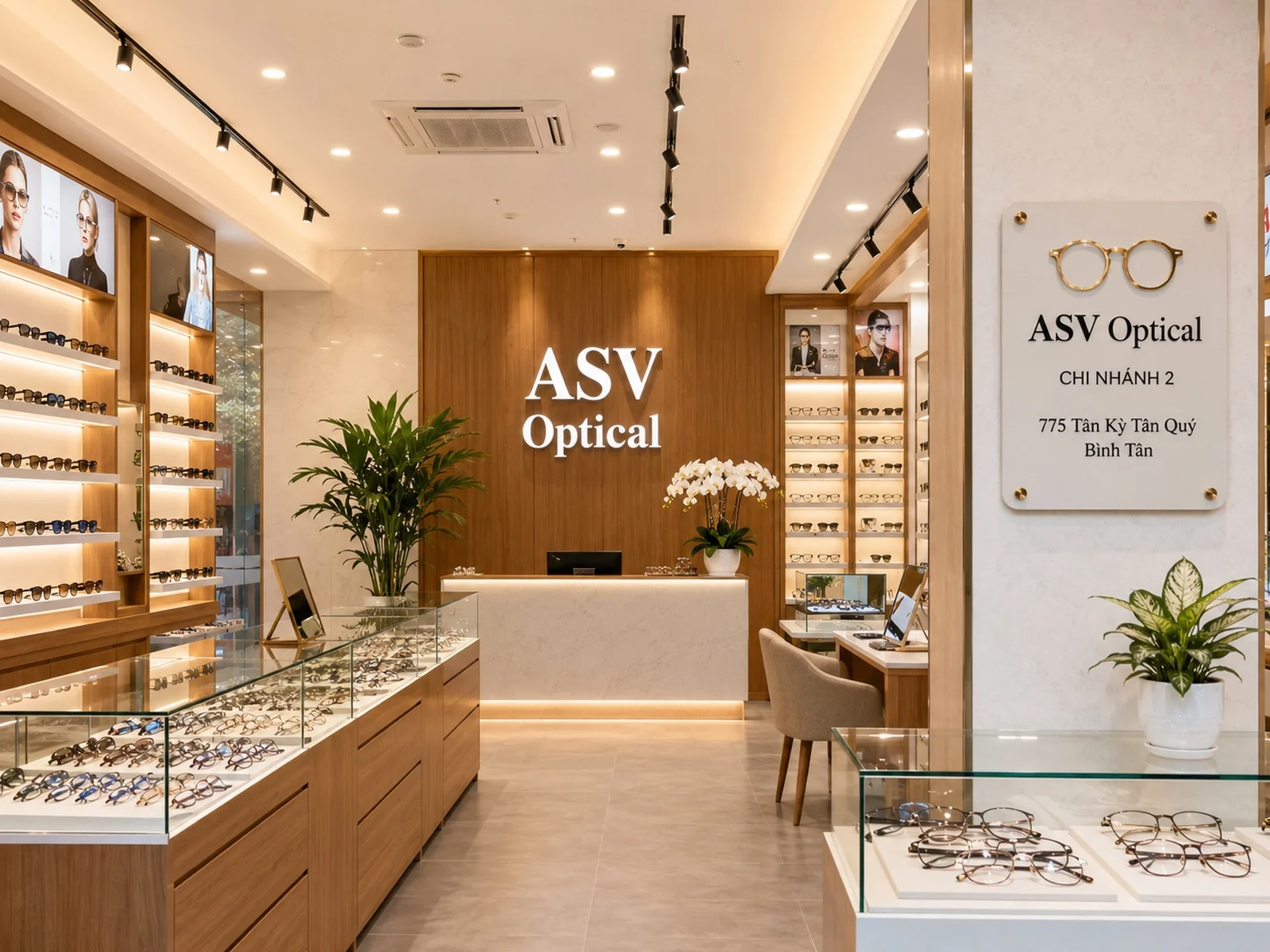 Không gian ASV Optical tại 775 Tân Kỳ Tân Quý, Bình Tân