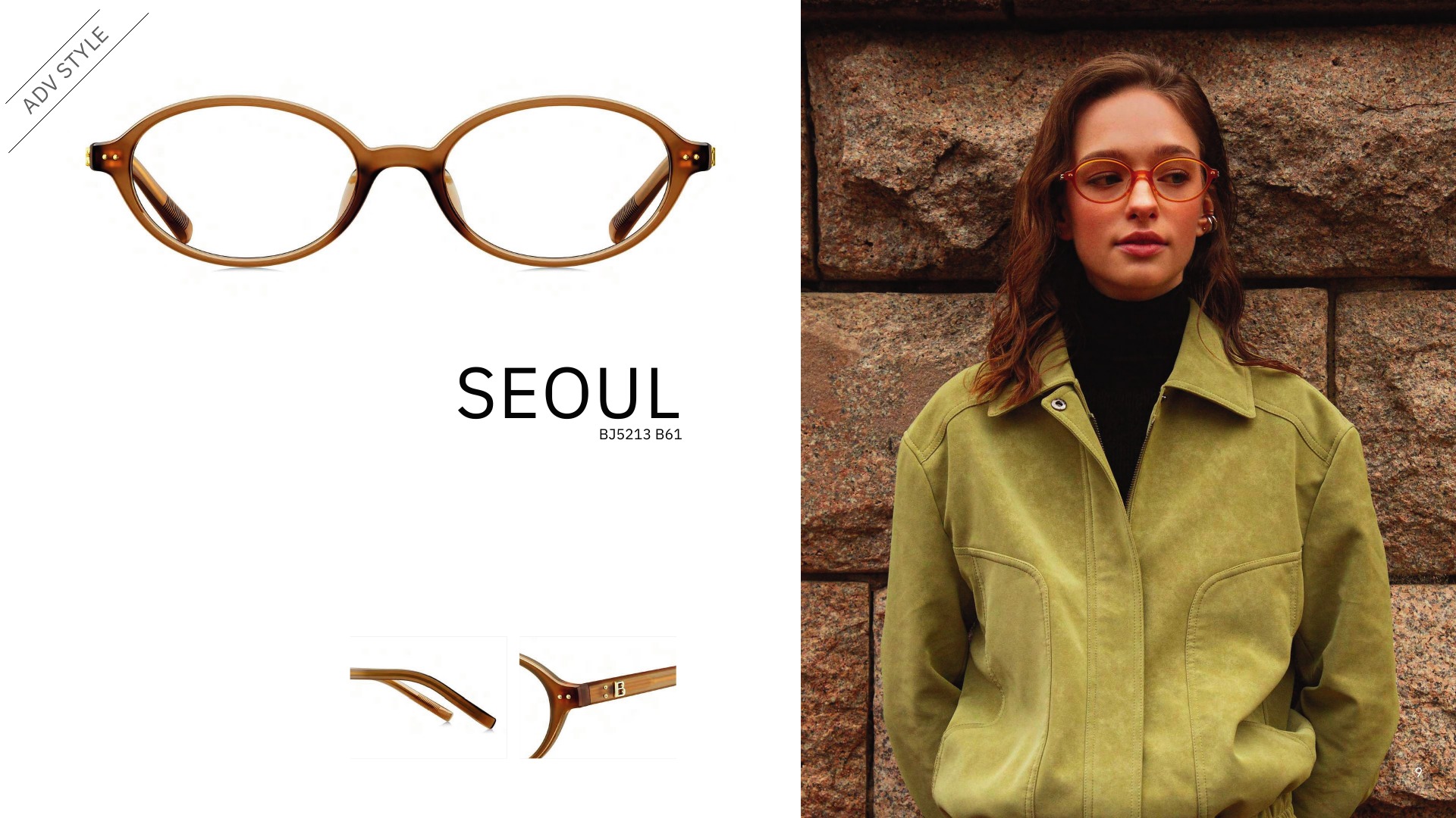 Gọng Bolon BJ5213 Seoul — oval phong cách Hàn