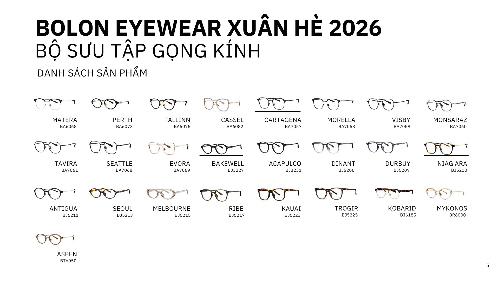 Catalogue Bolon Eyewear Xuân Hè 2026 trang 14
