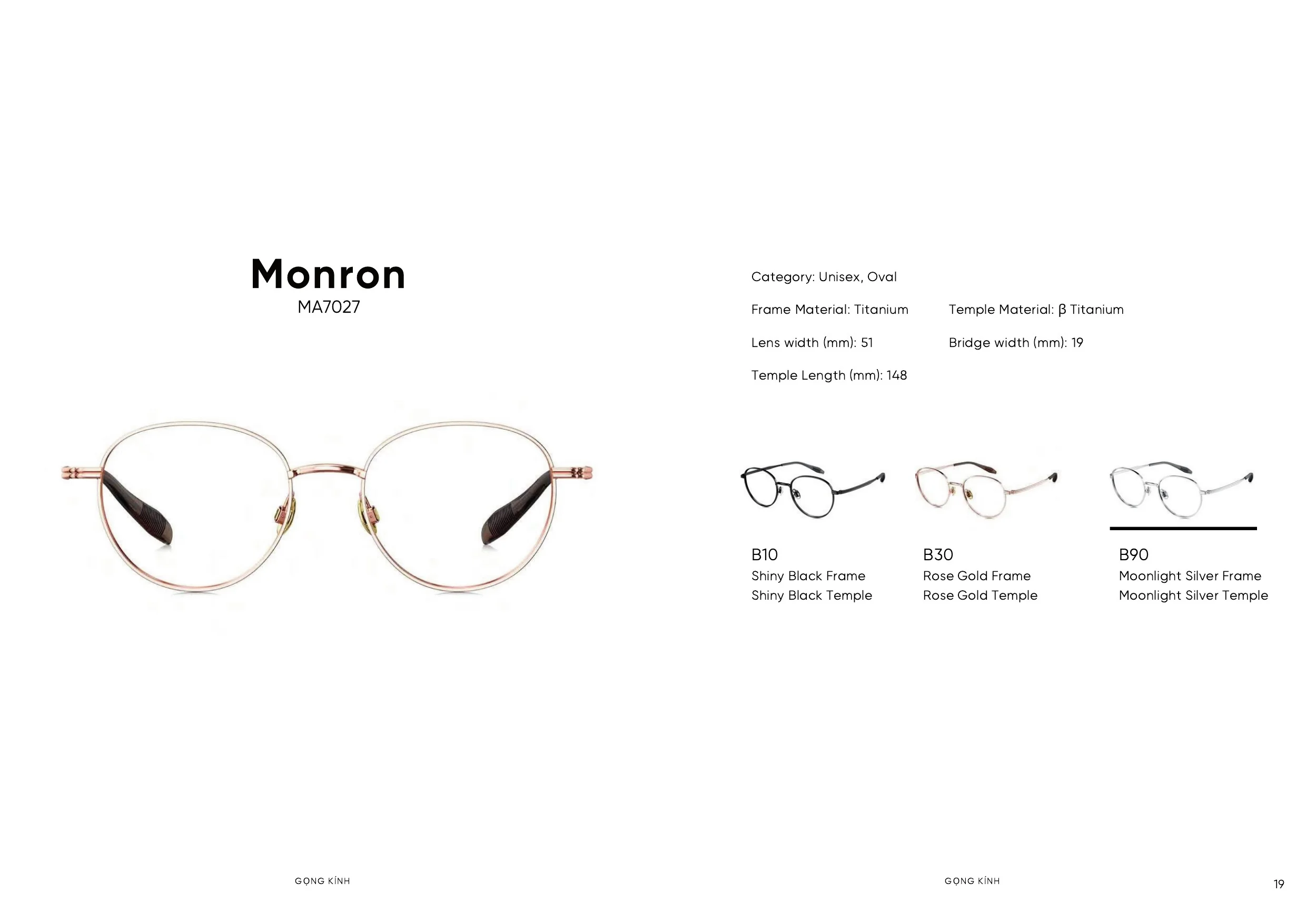 Trang catalogue Molsion SS26 số 20 — gọng kính Xuân/Hè 2026 tại Mắt Kính Ánh Sáng Việt